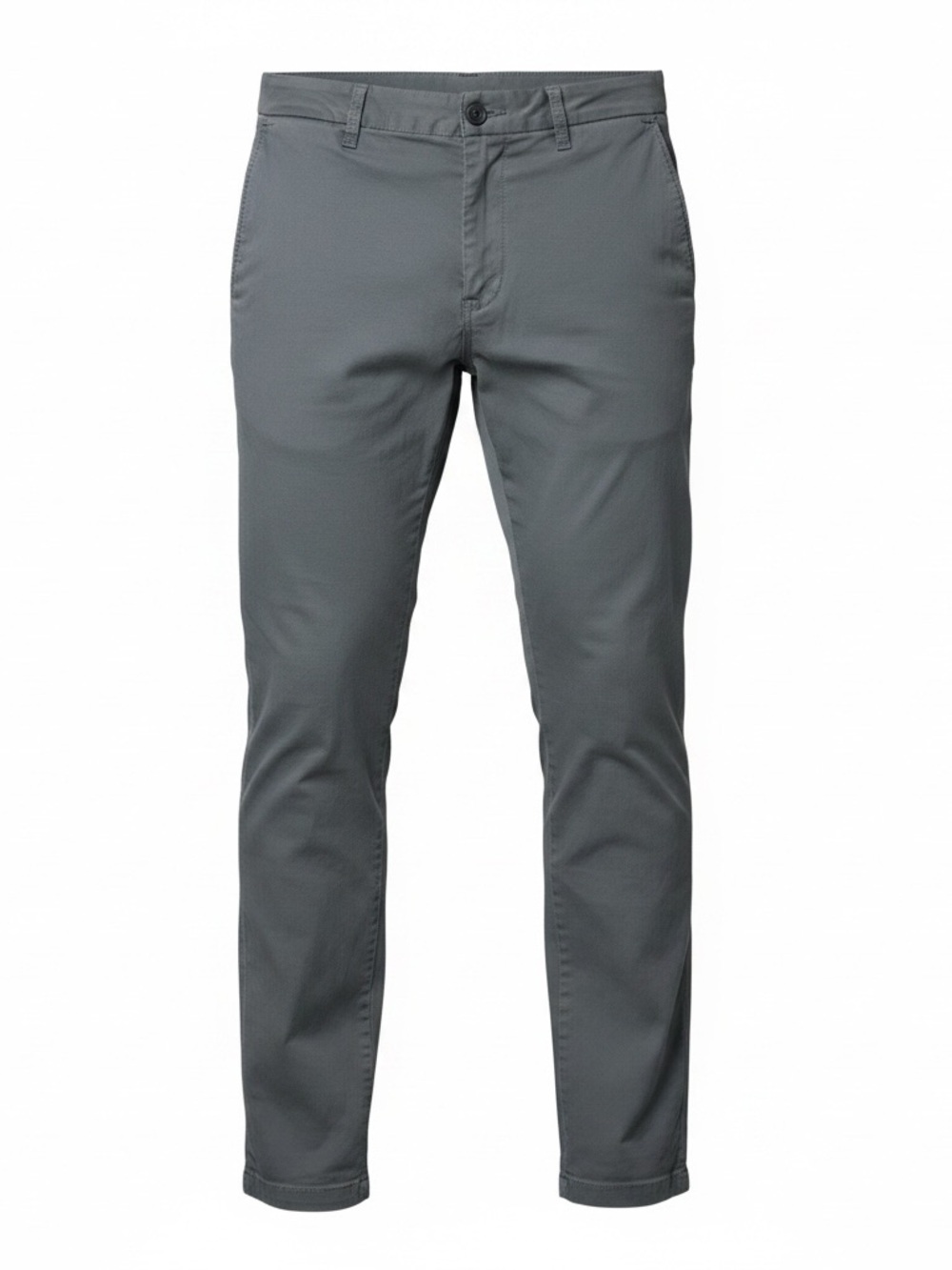 Old Navy Men’s Gray Slim Fit Tapered Chino Pants 30W x 32L Cotton Twill Pockets